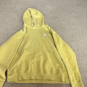 Nike Men's Mustard Hoodie Sweater